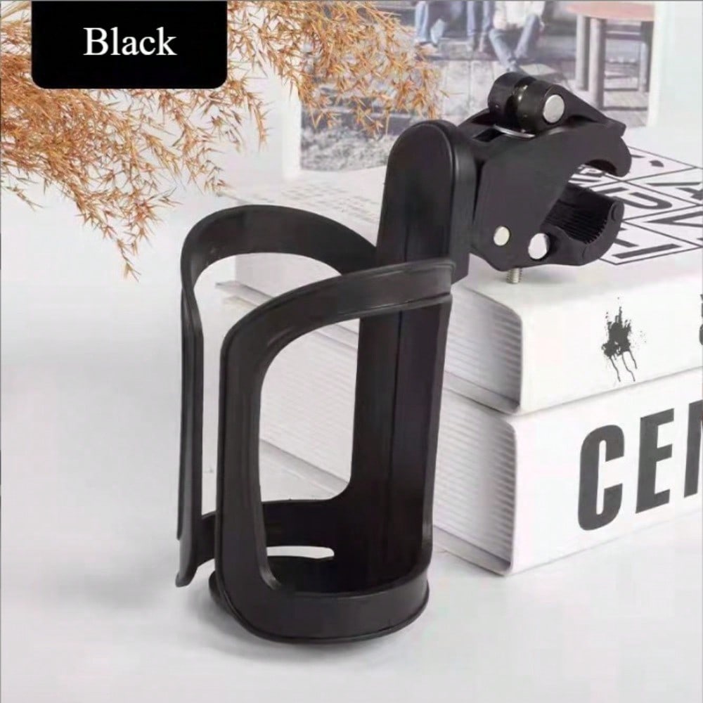 Outdoor Lighting Install - Universal Bicycle Cup Holder, Adjustable Clamp,