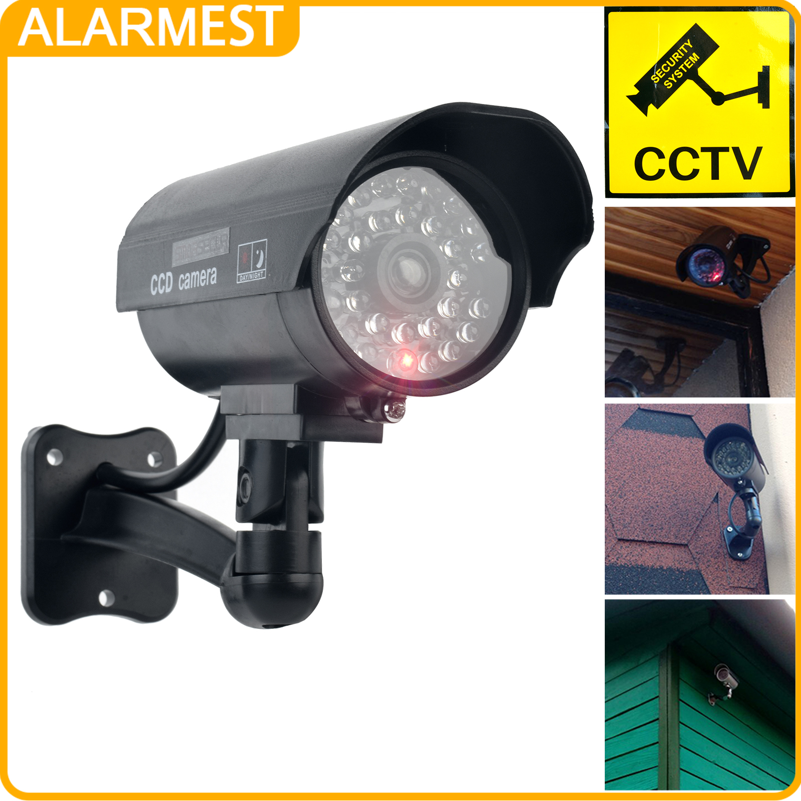 Outdoor Lighting Video - ALARMEST Fake Camera Dummy Waterproof Security