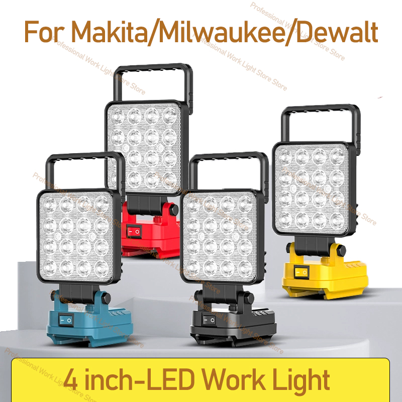 Outdoor Lighting Milwaukee - For Makita/Milwaukee/Dewalt 18V LED Work Lights