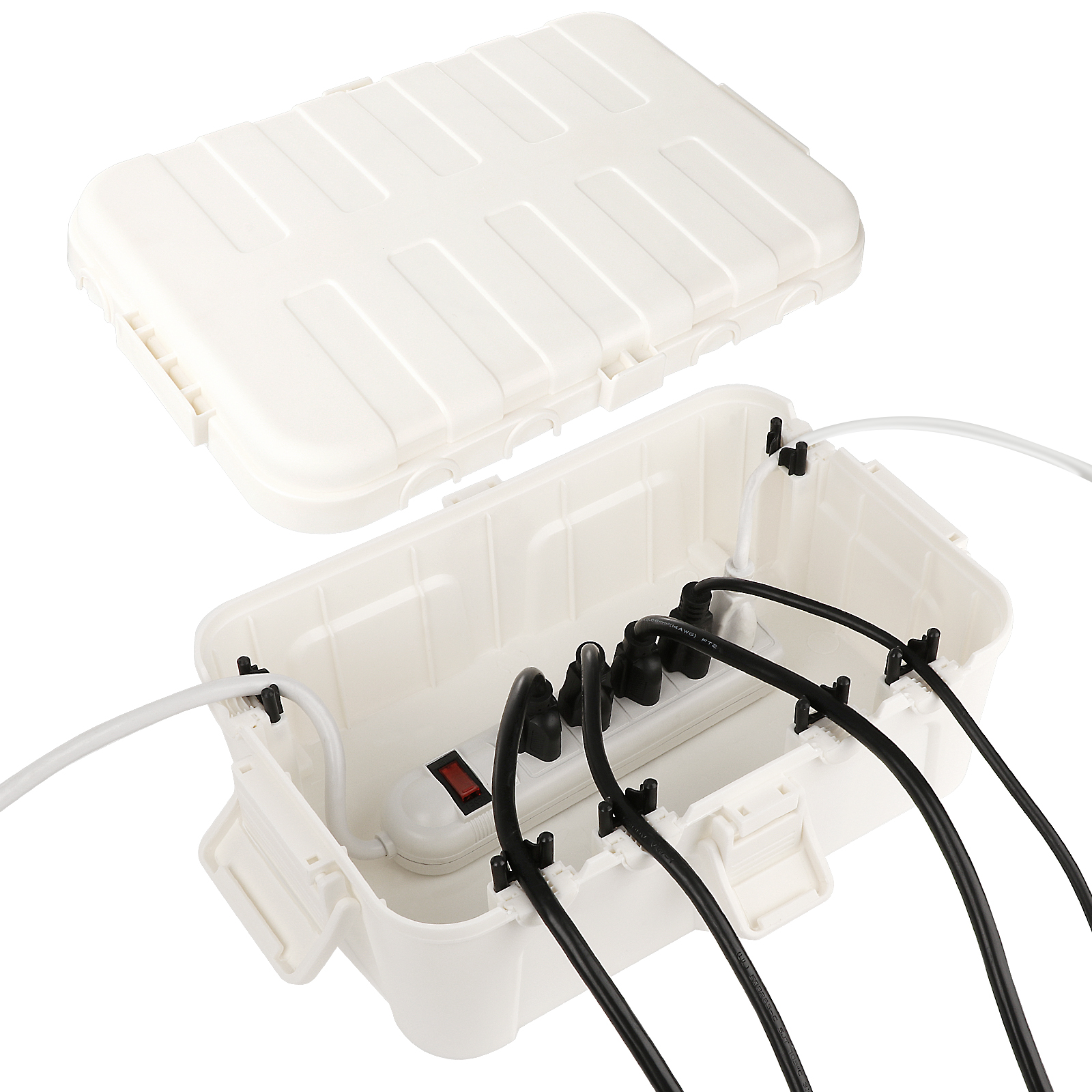 Outdoor Lighting Timer - Outdoor Power Supply Waterproof Box Holiday