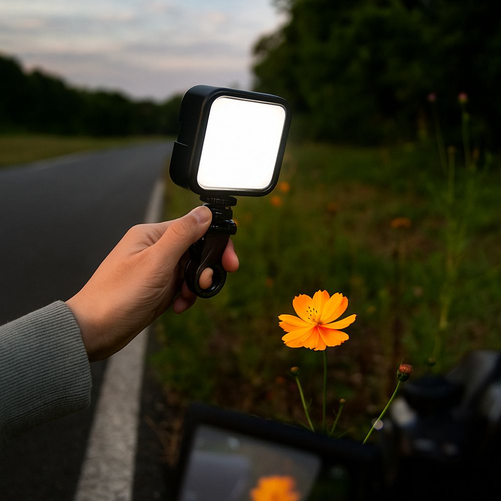 Outdoor Lighting In Photography - Mini Portable Selfie Fill Light RGB