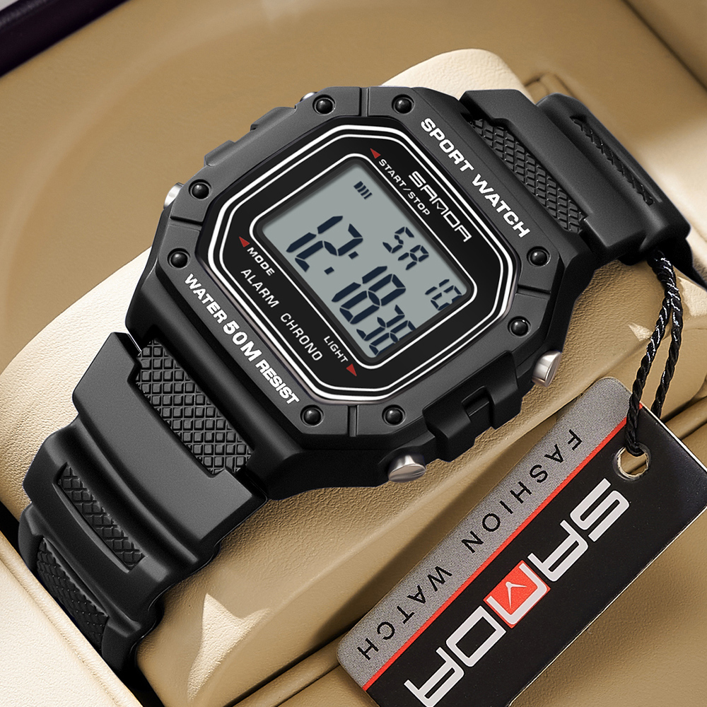 Outdoor Lighting Timer - SANDA 2156 Outdoor Military Digital Watches