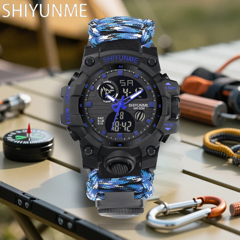 Outdoor Lighting Timer - SHIYUNME G Style Military Men's Watch