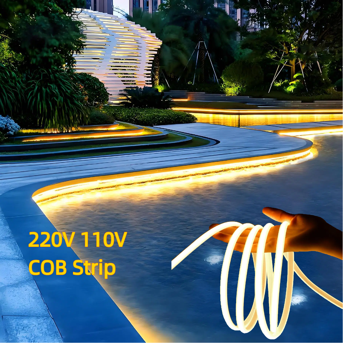 Outdoor Lighting Led Strip - 35M 30M COB Neon Strip Light