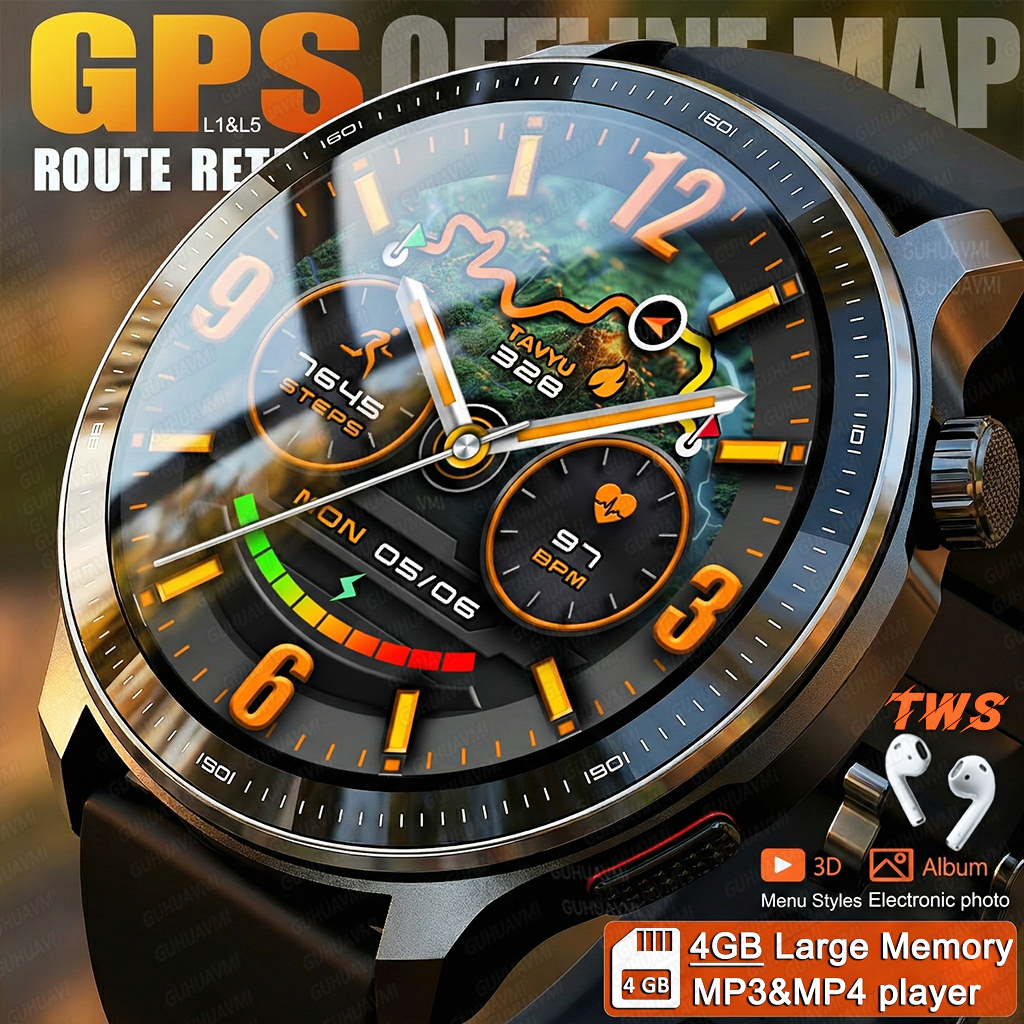 Outdoor Lighting Video - New 4GB Storage Smart Watch GPS