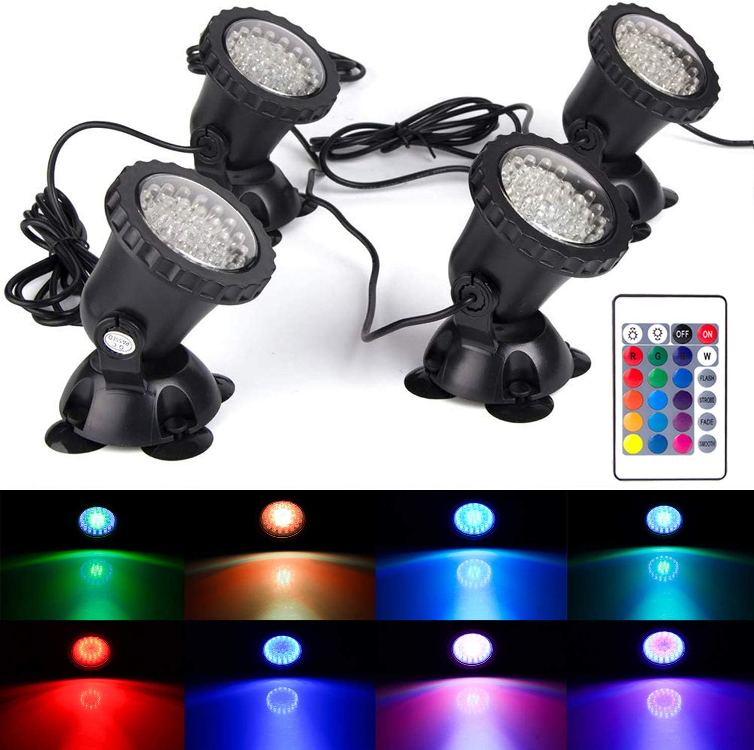RGB LED Underwater Light IP68  - Pond Light Submersible avis et prix