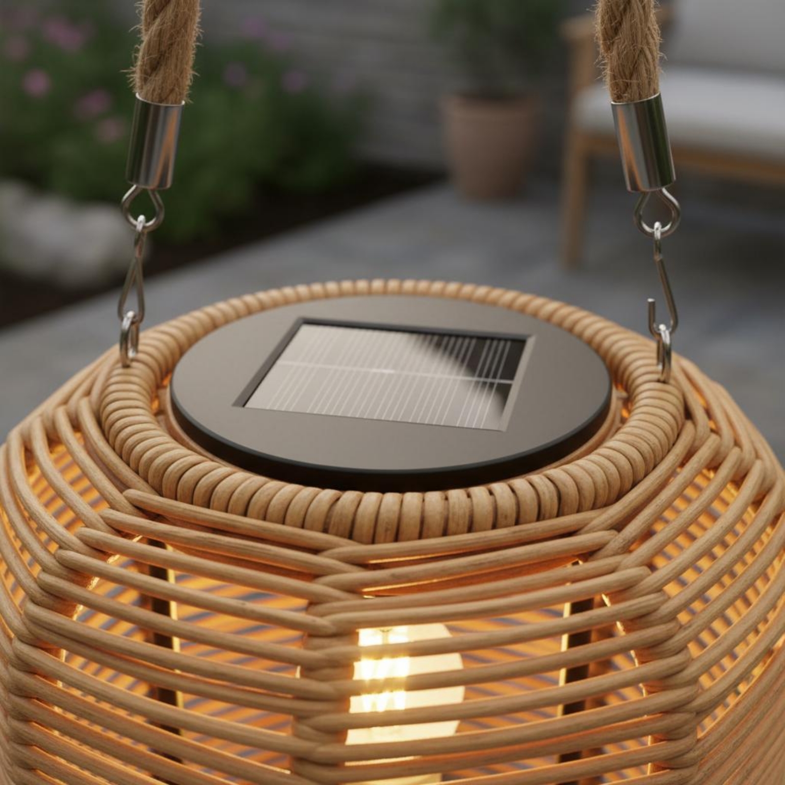 Handwoven Solar Lantern Braide - Outdoor Lighting For Home avis et prix