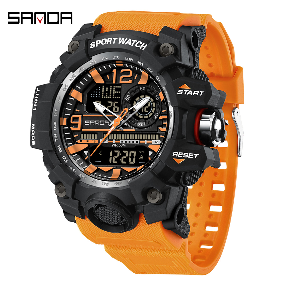 SANDA 3133 Outdoor Men's Watch - Outdoor Lighting Timer avis et prix