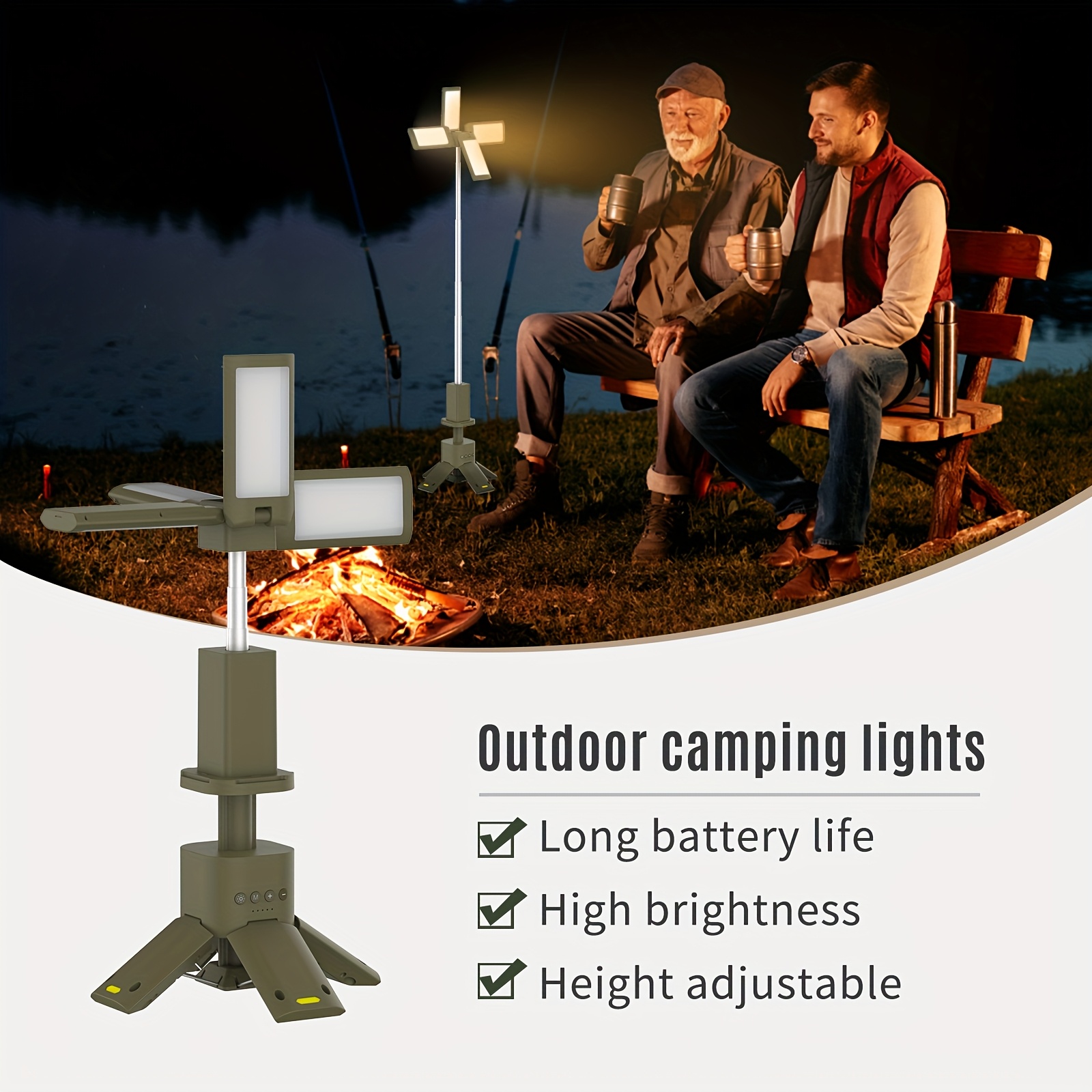 Camping Lantern, 14000mAh Rech - Outdoor Lighting For Home avis et prix