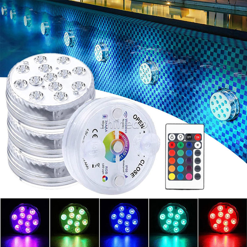 Multi Color Submersible LED Li - Pond Light Submersible avis et prix