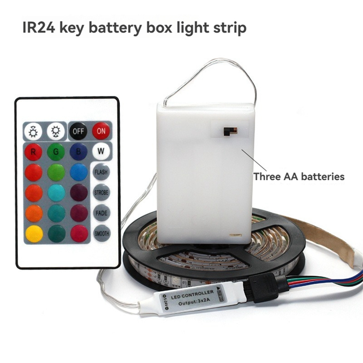 AT59 DC 5V 5050 RGB Strip LED  - Outdoor Lighting Led Strip avis et prix