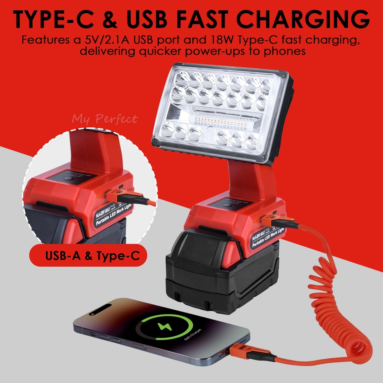 Portable Flashlight Compatible - Outdoor Lighting Milwaukee avis et prix