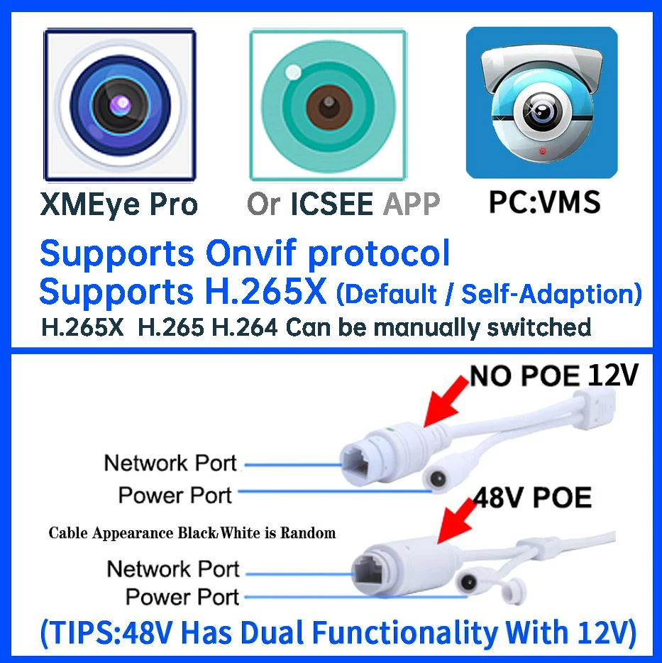 5MP 4MP AI IP POE Camera with  - Outdoor Lighting Options avis et prix