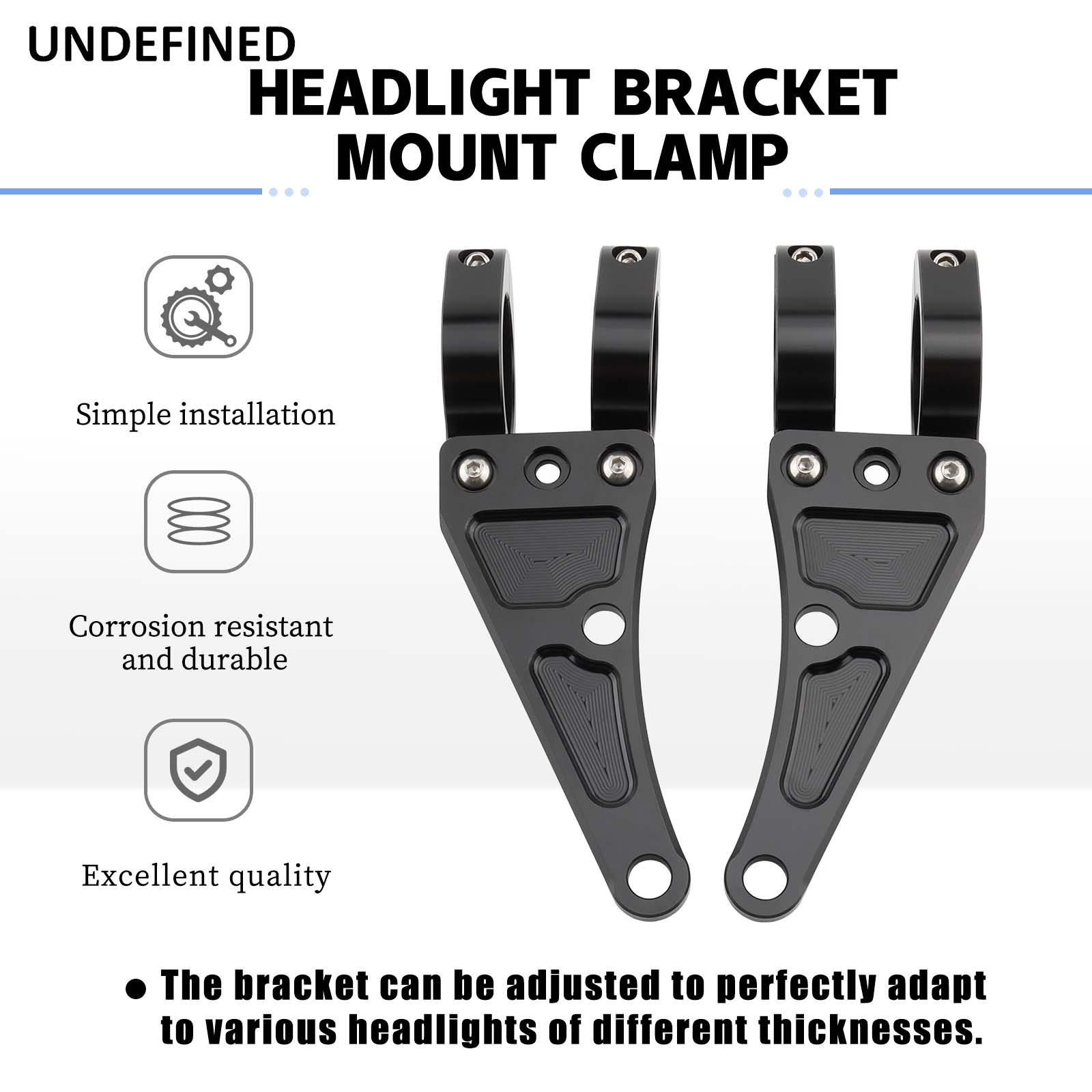 33mm-58mm Headlight Bracket Mo - Outdoor Lighting Milwaukee avis et prix