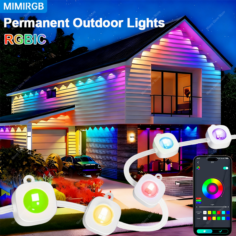 Permanent Outdoor Lights 200FT - Outdoor Lighting Timer avis et prix