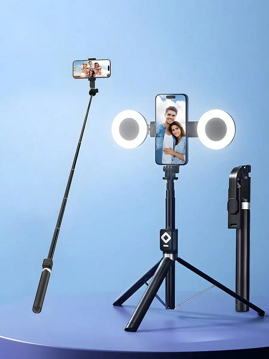 New 6 In 1 Selfie Stick With F - Outdoor Lighting Video avis et prix