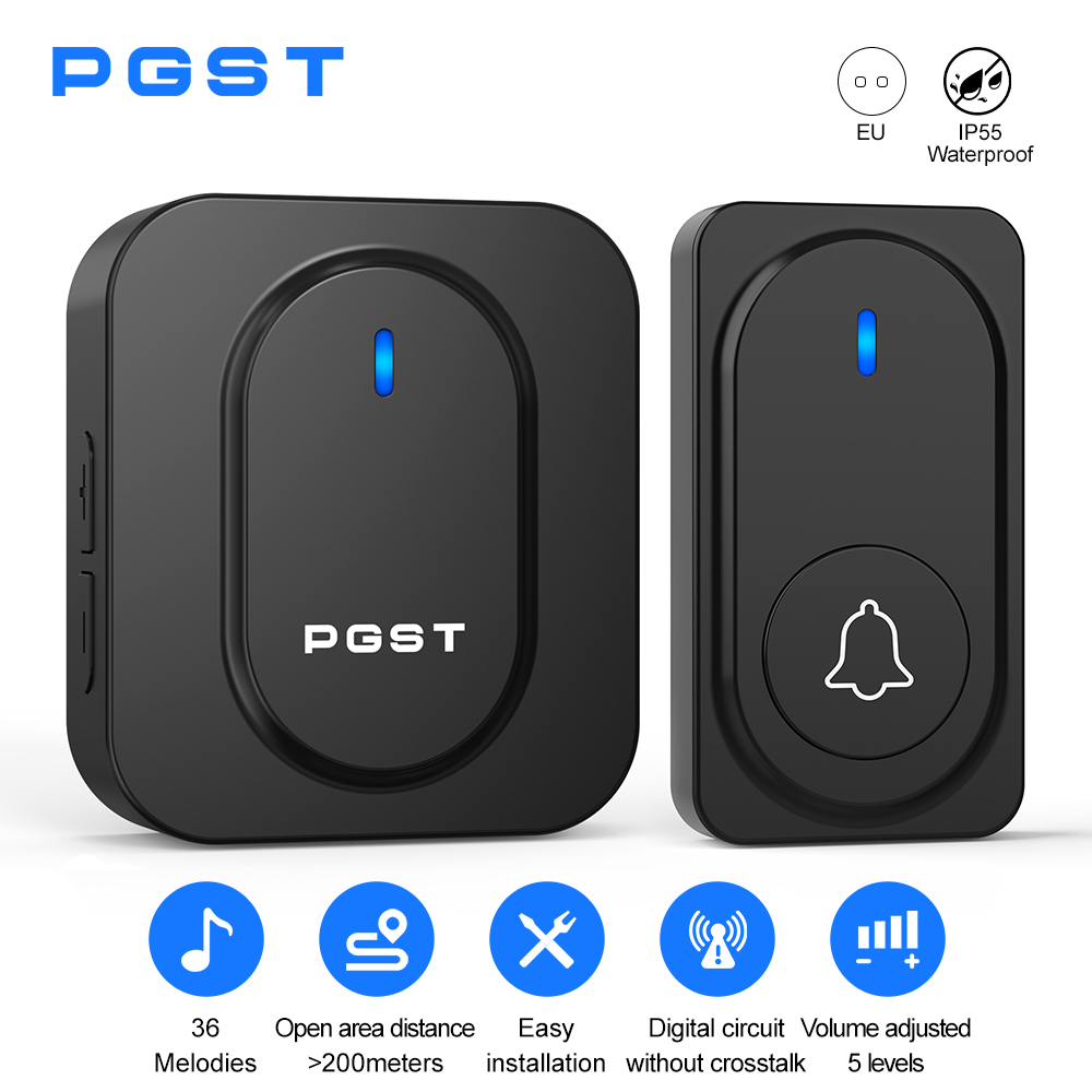 PGST Wireless Doorbell 36 Chim - Outdoor Lighting Install avis et prix