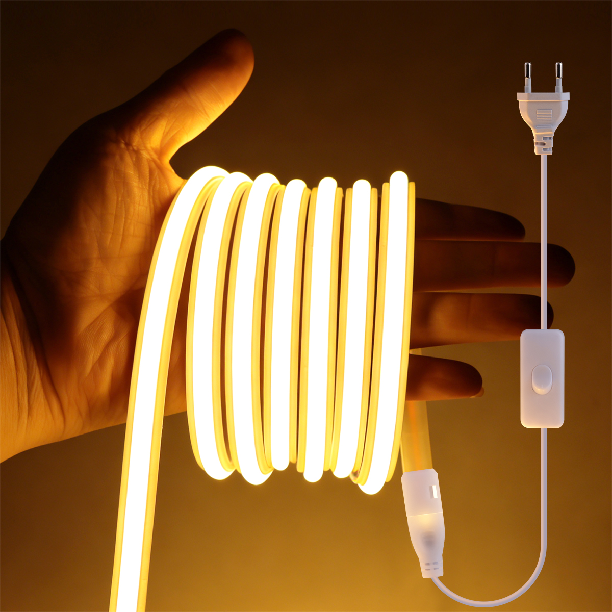 220V COB Led Strip High Densit - Outdoor Lighting Led Strip avis et prix