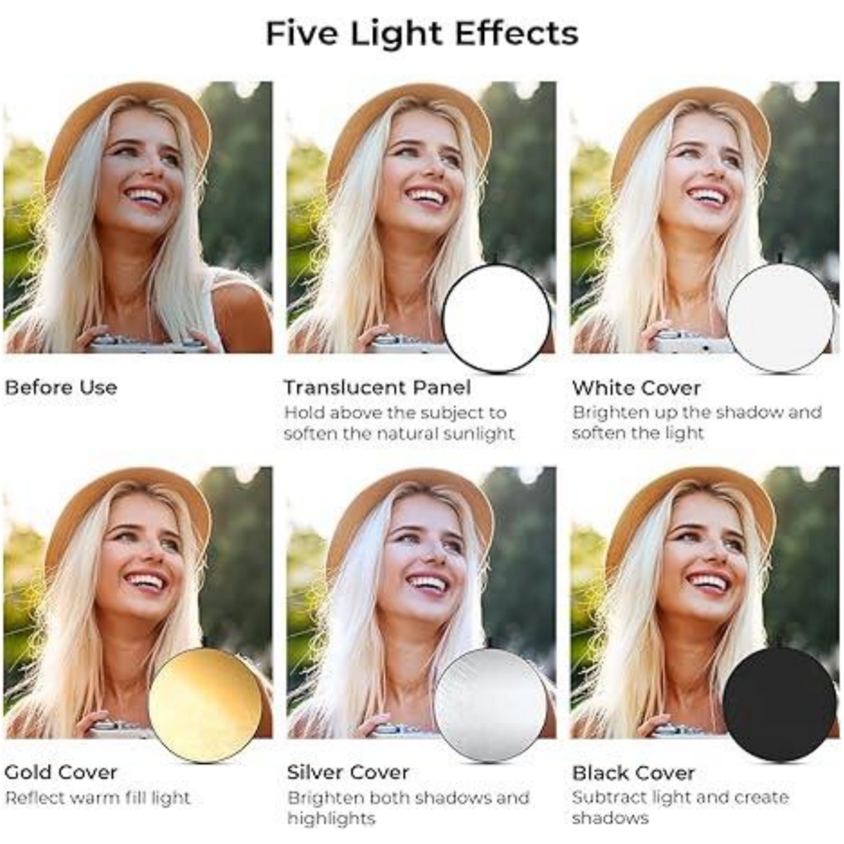 HUANYINGBJB Portable 5 in 1 Ph - Outdoor Lighting In Photography avis et prix