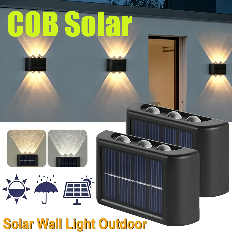 COB Solar Wall Lamp Outdoor Wa - Outdoor Lighting Quality avis et prix