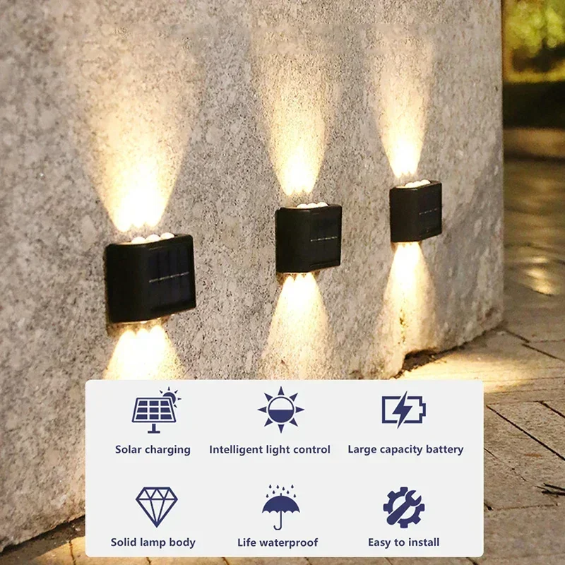 COB Solar Wall Lamp Outdoor Wa - Outdoor Lighting Quality avis et prix