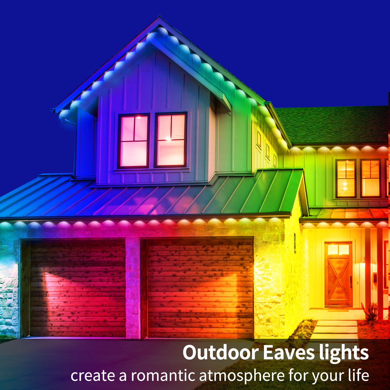 300ft Permanent Outdoor Light, - Outdoor Lighting Under Eaves avis et prix