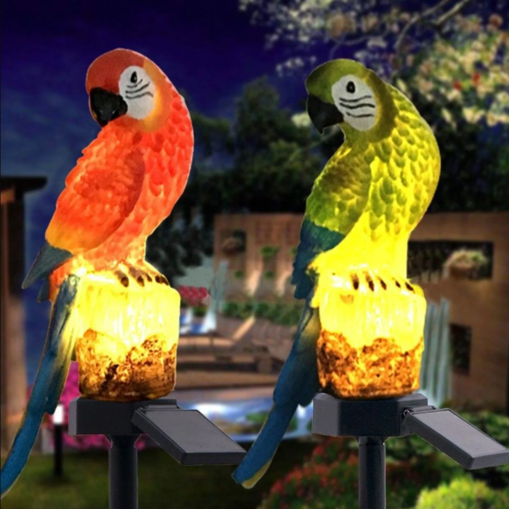 Solar Resin Parrot Decorative  - Outdoor Lighting Effects avis et prix