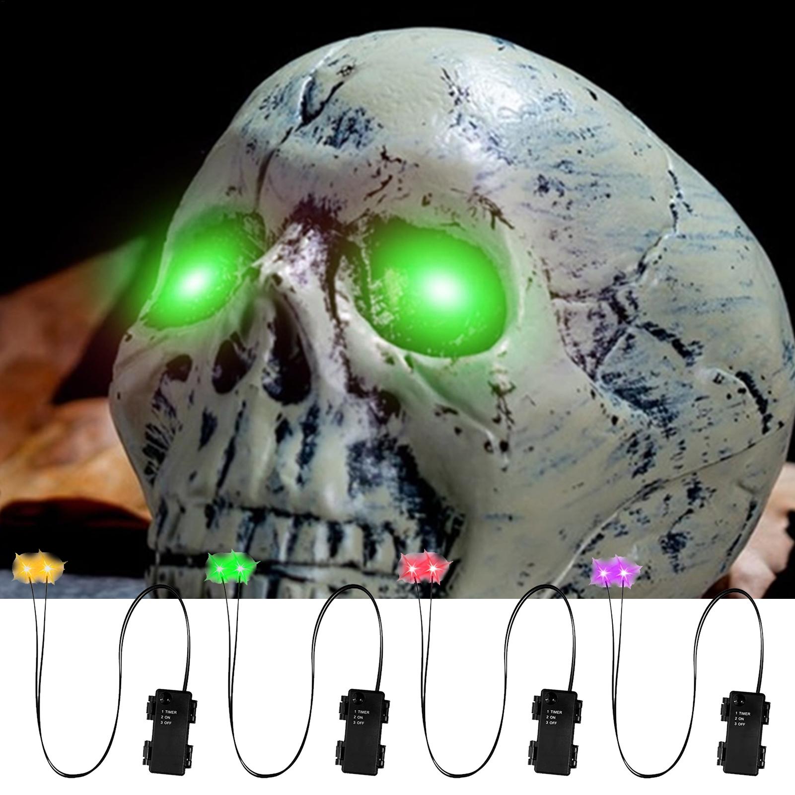 1PC Glowing Eyes Halloween Lig - Outdoor Lighting Timer avis et prix