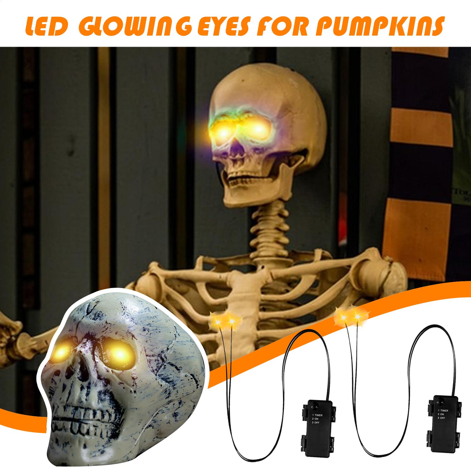 1PC Glowing Eyes Halloween Lig - Outdoor Lighting Timer avis et prix