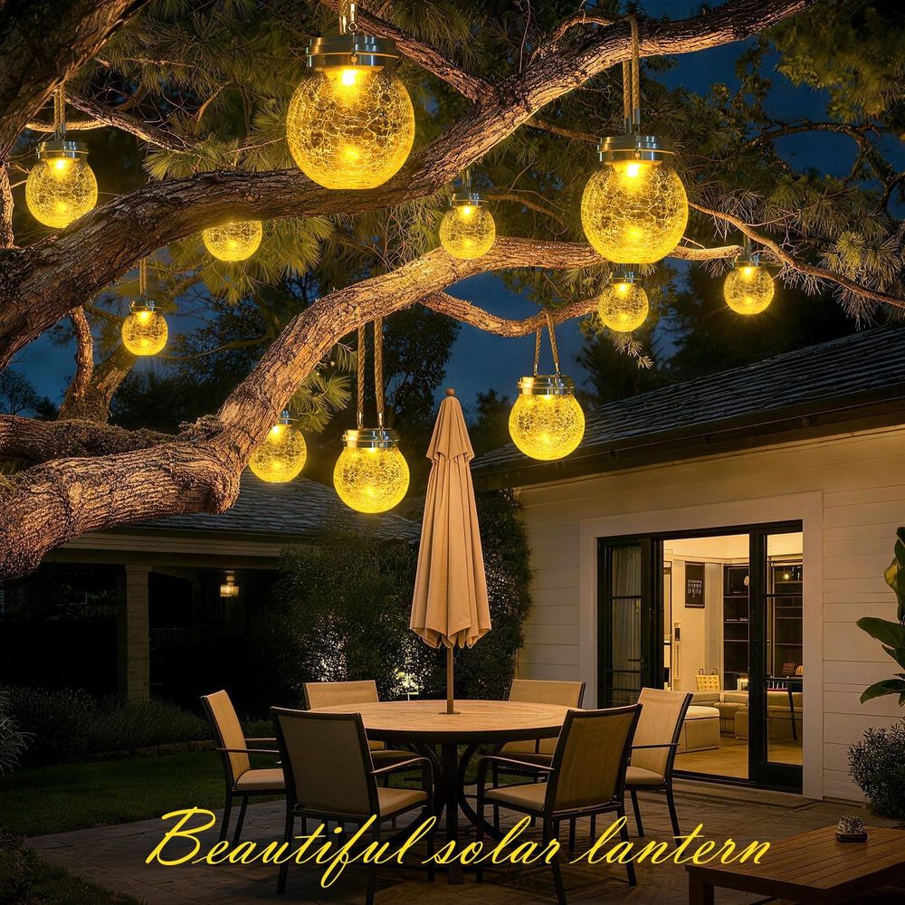 4-Pack Outdoor Hanging LED Lan - Outdoor Lighting Options avis et prix
