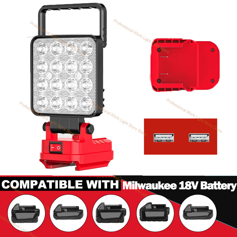 For Makita/Milwaukee/Dewalt 18 - Outdoor Lighting Milwaukee avis et prix