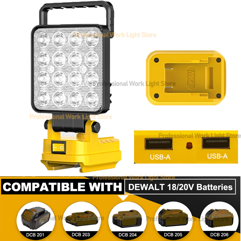 For Makita/Milwaukee/Dewalt 18 - Outdoor Lighting Milwaukee avis et prix