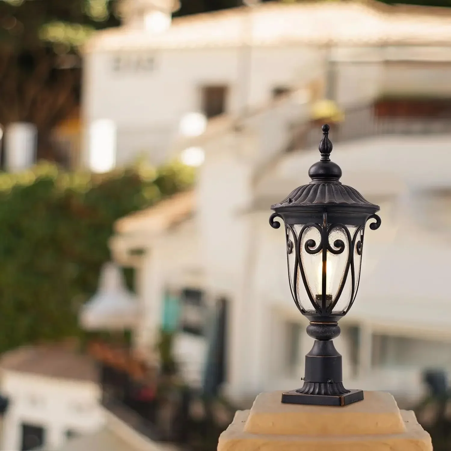 Outdoor Post Light Fixture wit - Outdoor Yard Lighting Fixtures avis et prix