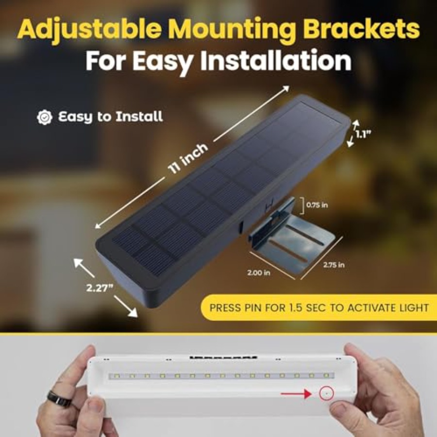 s 2Pck Solar Address Sign Ligh - Outdoor Lighting Install avis et prix