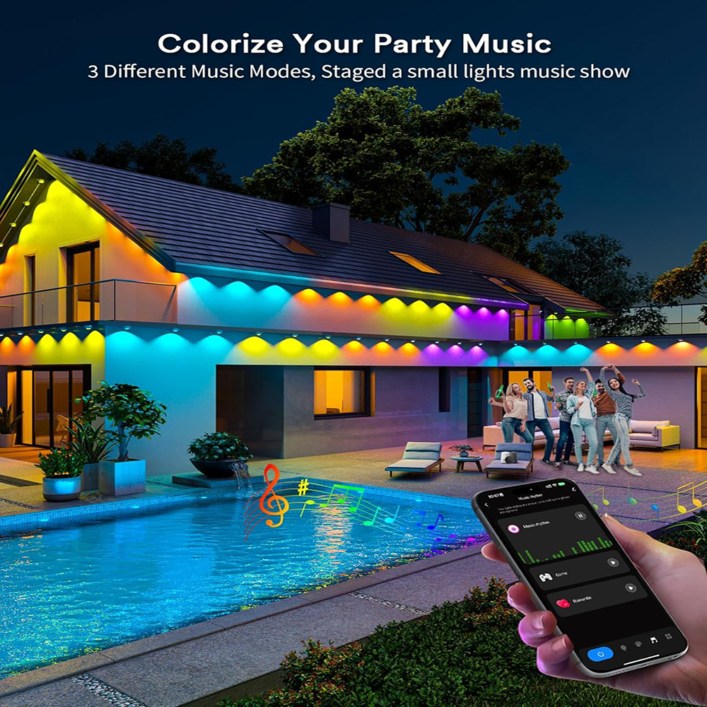 Smart RGBIC Eaves Lights Perma - Outdoor Lighting Under Eaves avis et prix