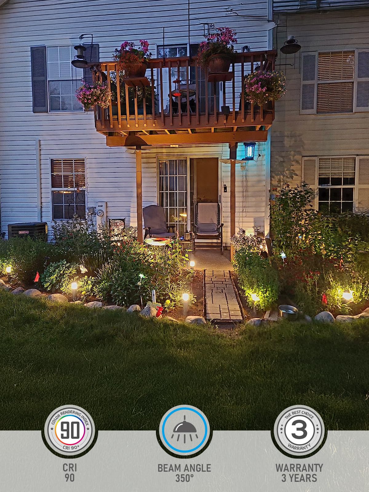 8Pcs LED Outdoor Garden Lawn L - Outdoor Lighting Install avis et prix