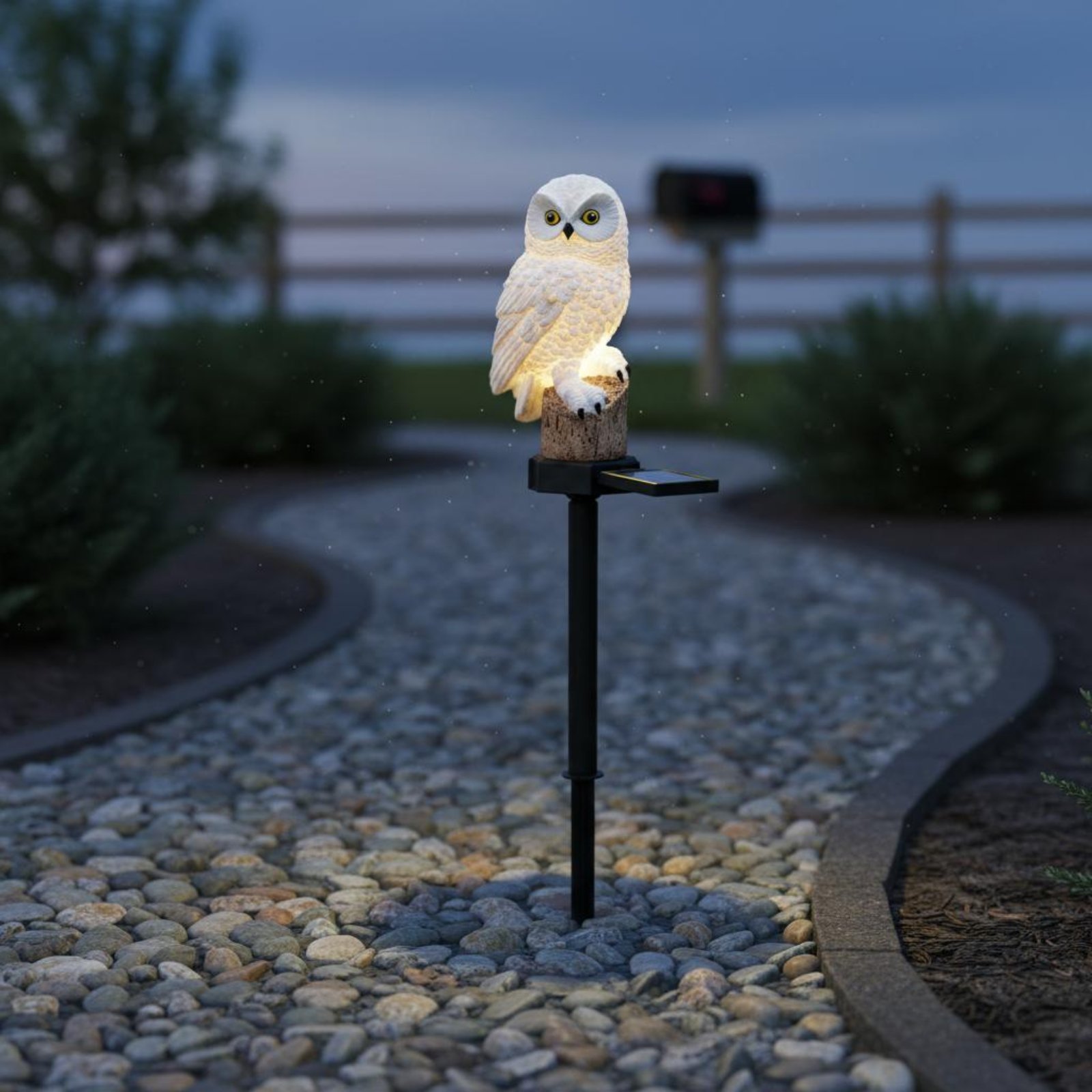 Solar Owl Stake Light Waterpro - Outdoor Lighting Install avis et prix