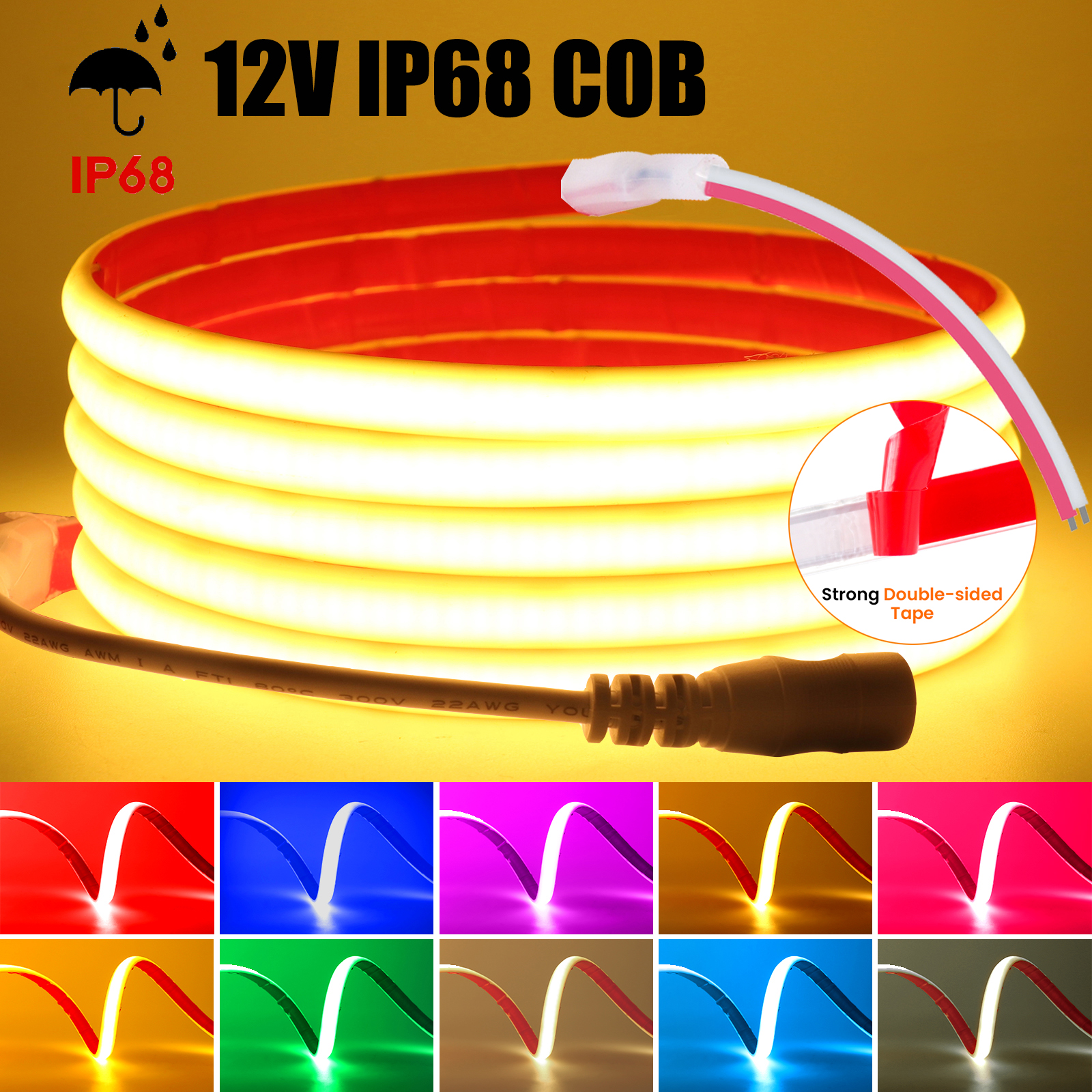 IP68 Waterproof COB LED Strip  - Pond Light Submersible avis et prix