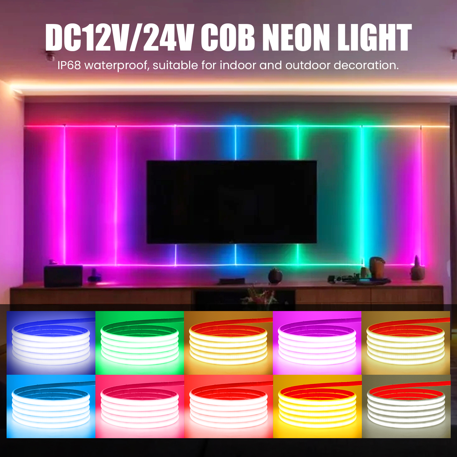 IP68 Waterproof COB LED Strip  - Pond Light Submersible avis et prix