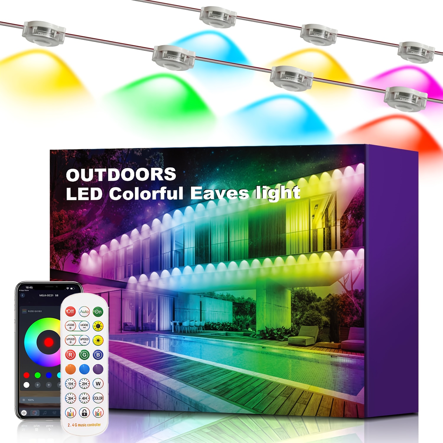 Permanent Outdoor Lights, RGB  - Outdoor Lighting Install avis et prix