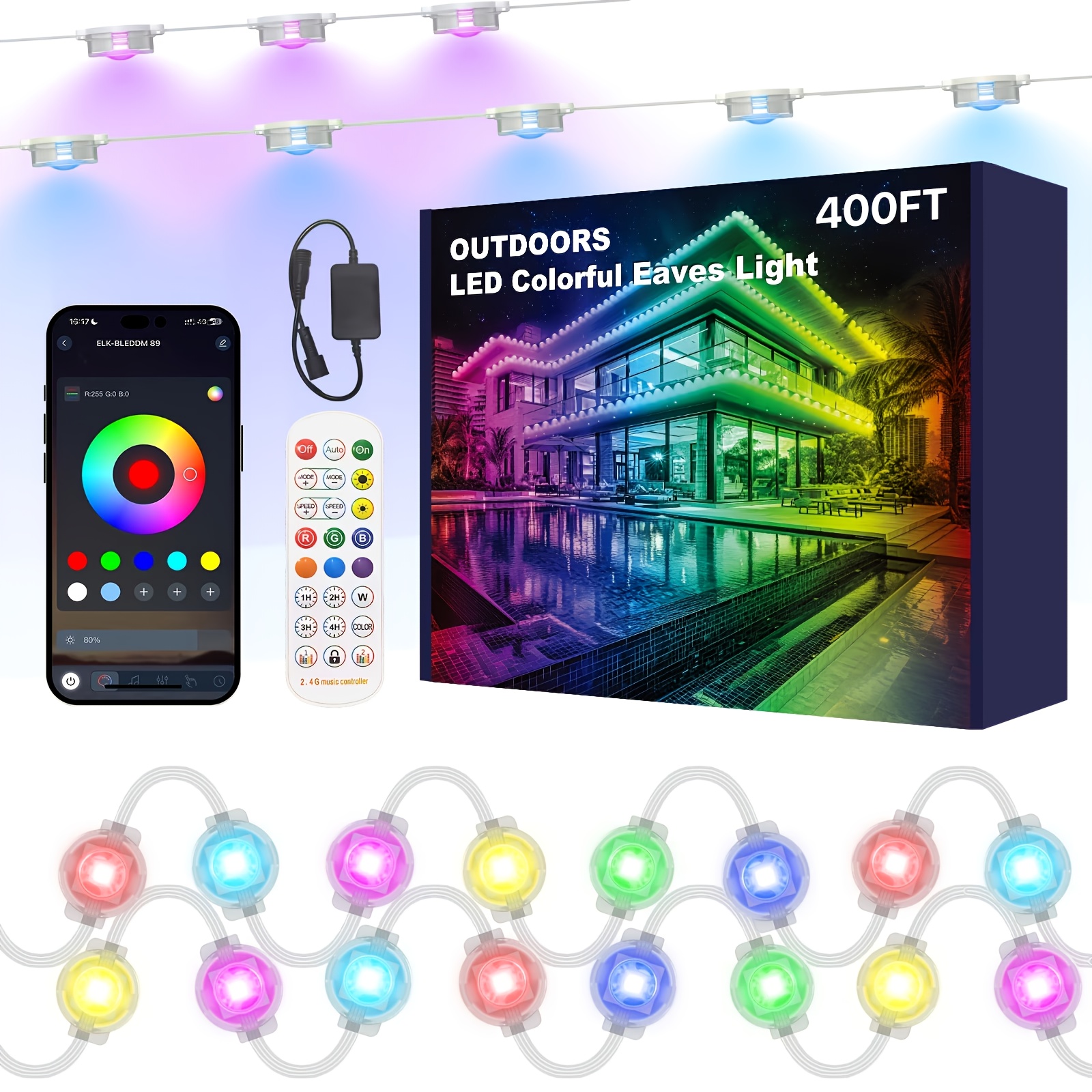 Permanent Outdoor Lights, RGB  - Outdoor Lighting Install avis et prix