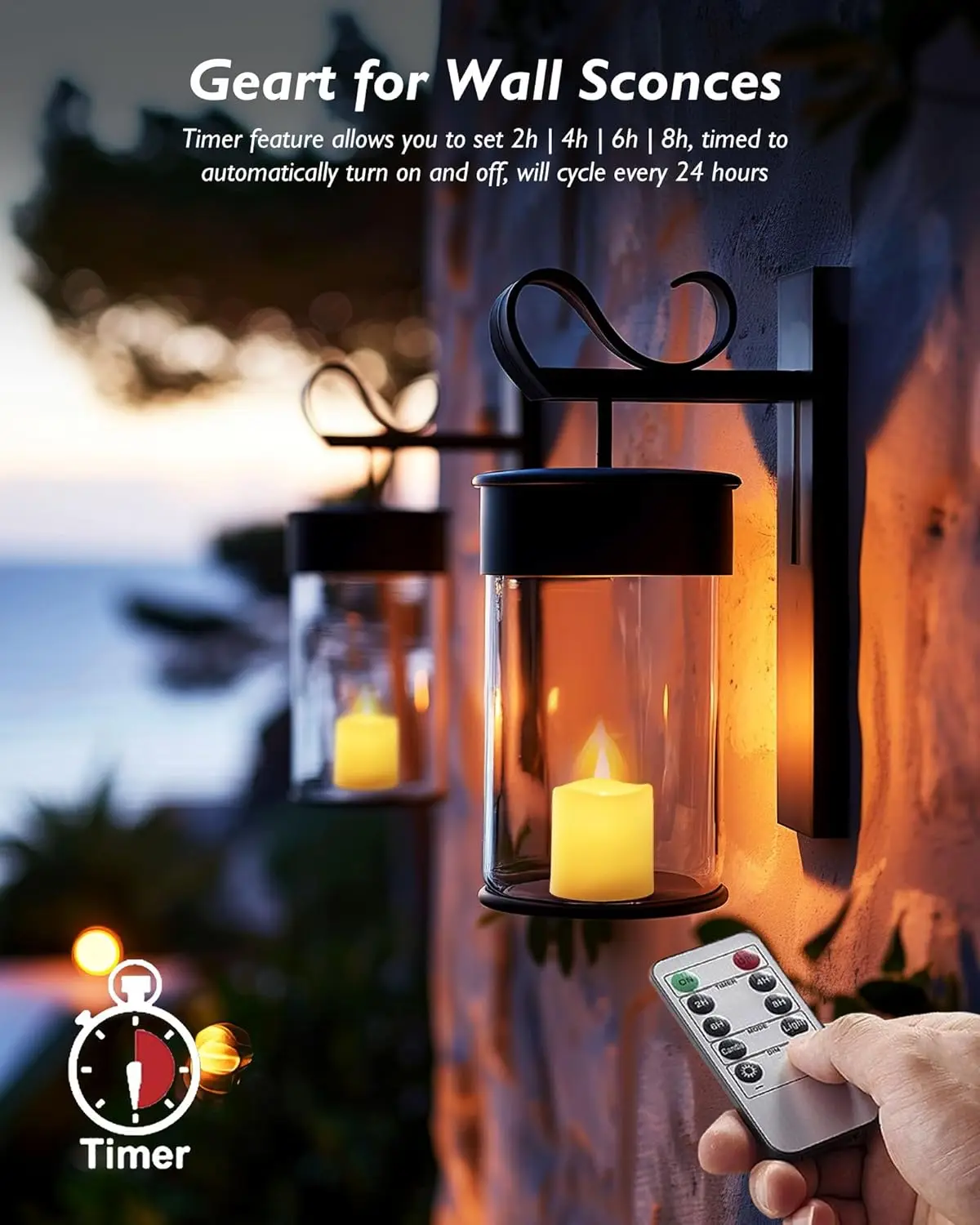 400+ Hour Remote Control LED C - Outdoor Lighting Timer avis et prix