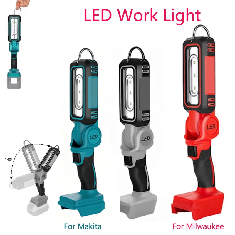 1200lm Cordless LED Work Light - Outdoor Lighting Milwaukee avis et prix