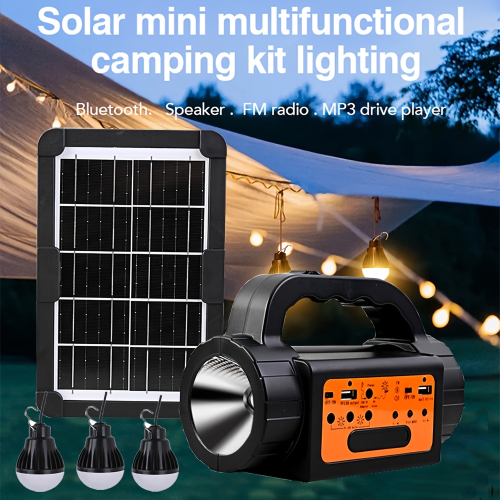 Solar Rechargeable Camping Lig - Outdoor Lighting Install avis et prix