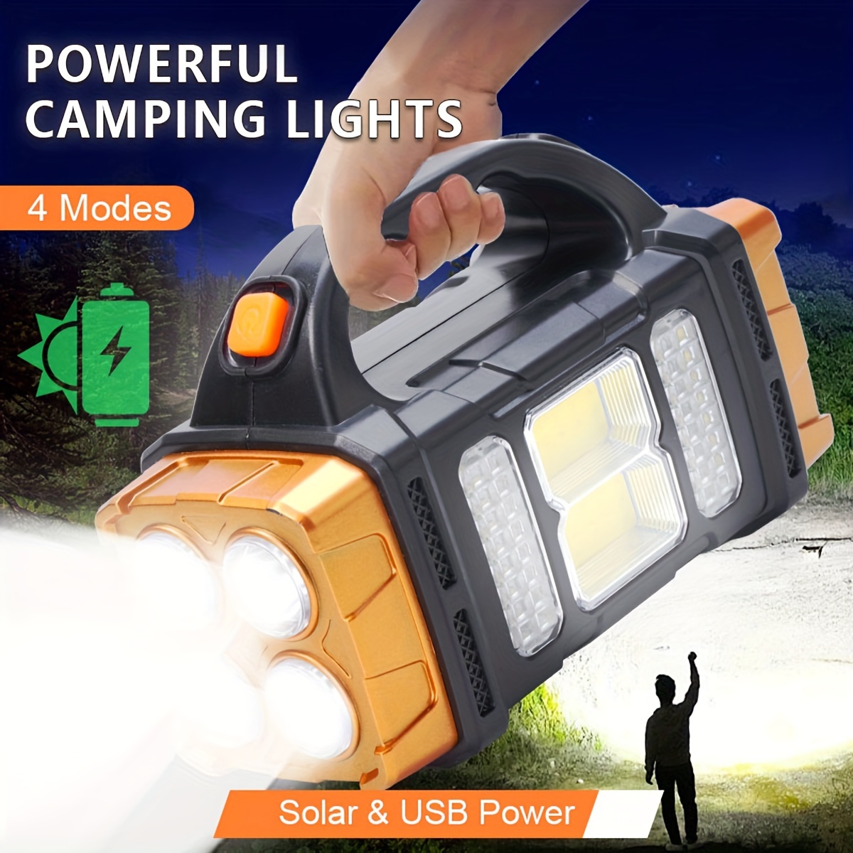 New Upgrade Rechargeable High  - Outdoor Lighting Quality avis et prix