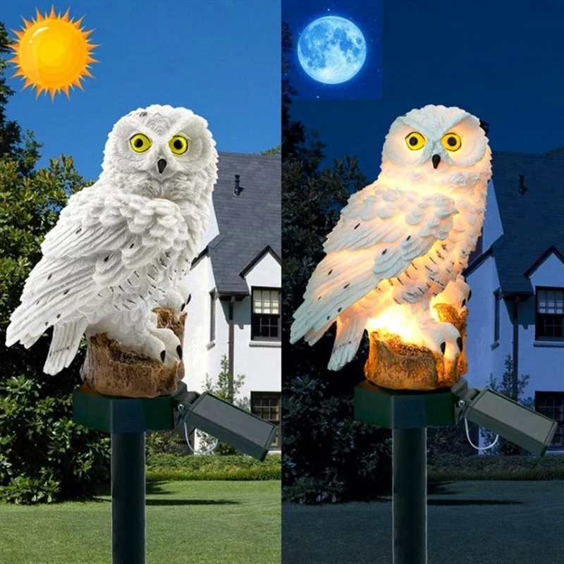 Solar Owl Statue Garden Light  - Outdoor Lighting Quality avis et prix