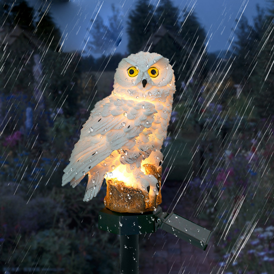 Solar Owl Statue Garden Light  - Outdoor Lighting Quality avis et prix