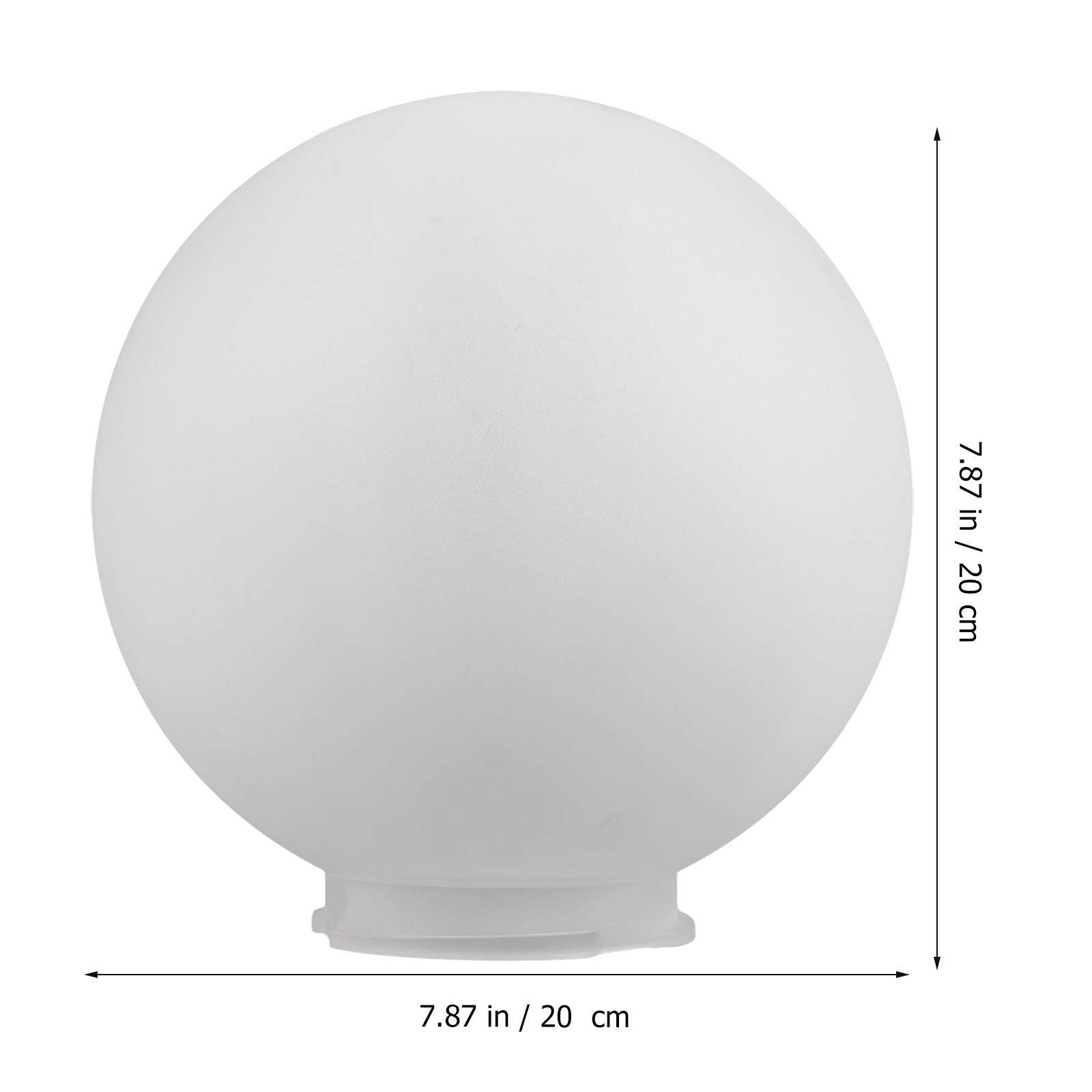 Outdoor 20cm Transparent Acryl - Outdoor Yard Lighting Fixtures avis et prix