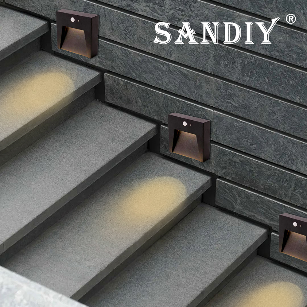 SANDIY Outside Stair Light Mot - Outdoor Yard Lighting Fixtures avis et prix