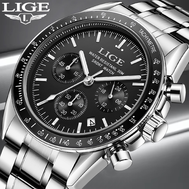 LIGE Fashion Quartz Wrist Watc - Outdoor Lighting Timer avis et prix